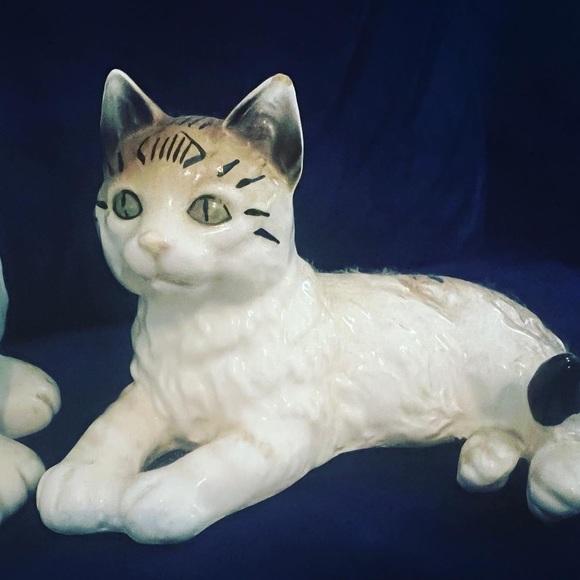 🐈‍⬛ VINTAGE 1960’s CERAMIC CAT KITTY DECOR PIECES - Picture 6 of 10